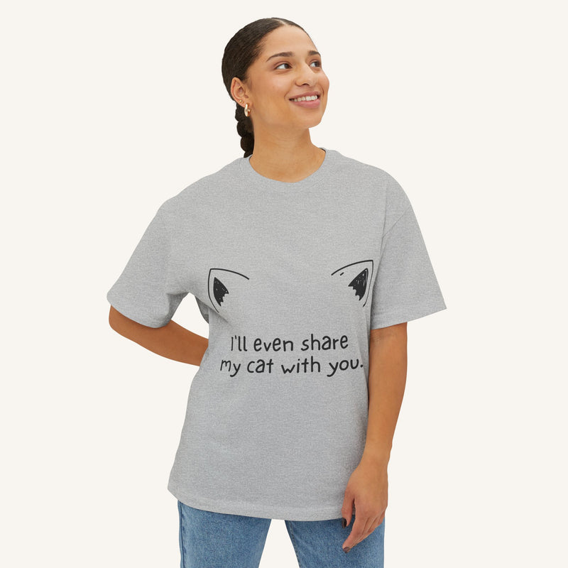 Cat Lover's Women's Oversized Tee
