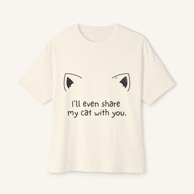 Cat Lover's Women's Oversized Tee