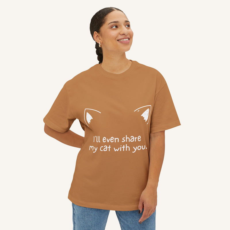 Cat Lover's Women's Oversized Tee
